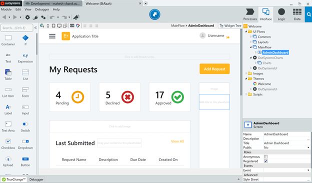Low code platform Outsystems